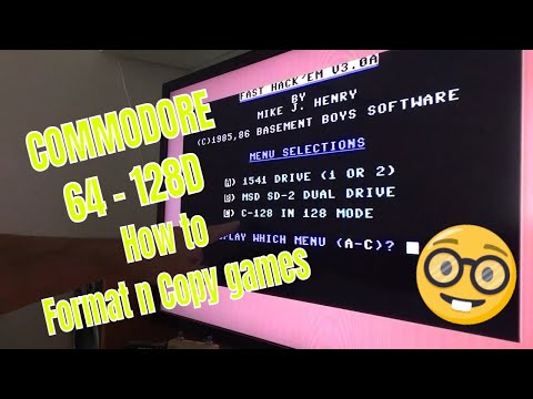 How to Format n Copy games on Commodore 64 with Fast Hack´em 3.0