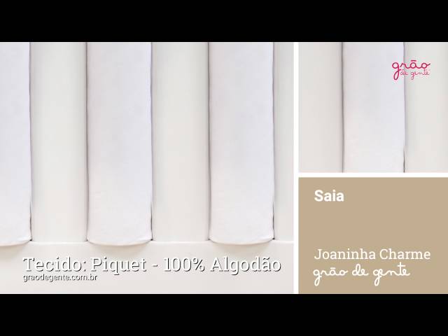 Saia para Berço Joaninha Charme | Ref: 62932