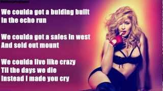 Madonna - I Fucked Up (Lyrics On Screen)