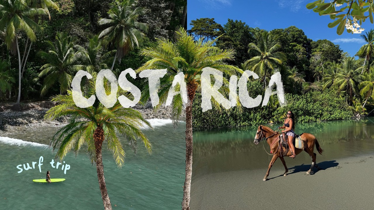 Costa Rica's dreamiest longboard wave 🦥🌊🌿