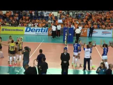 MINAS CAMPONESA 2 X 3 PRAIA CLUBE - 4ª de Final da superliga Feminina. 2014/2015