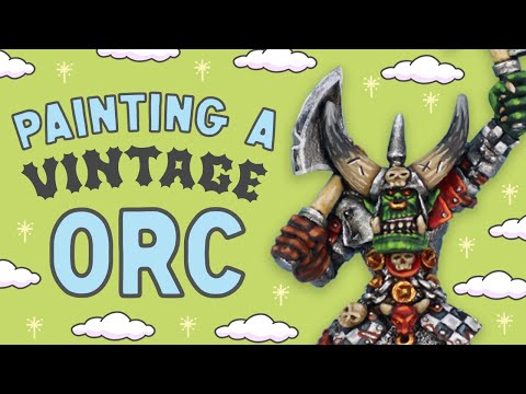 The Orctober Challenge! Painting a Warhammer Old World Black Orc!