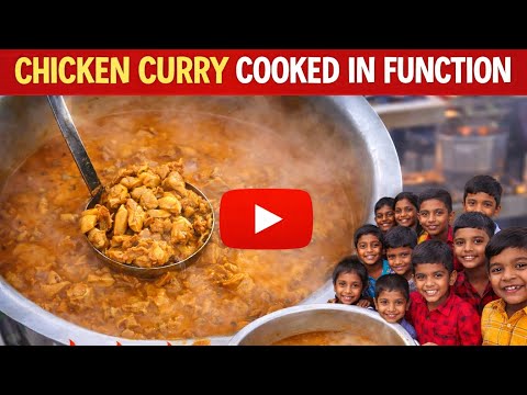 Mass Function Style Chicken Curry | Large Scale Cooking Recipe | Ifthar For Children!