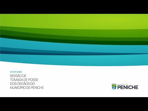 Sess&atilde;o de Tomada de Posse dos &Oacute;rg&atilde;os do Munic&iacute;pio de Peniche