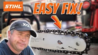 Chainsaw Chain Stuck? This Simple Trick Works Every Time!