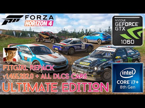 Forza Horizon 4: Ultimate Edition All 61 DLCs Car Pack GTX1060 6GB Gameplay