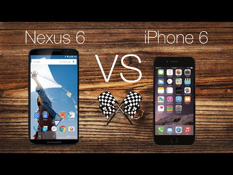 Nexus 6 vs iPhone 6/6 Plus Speed Test!