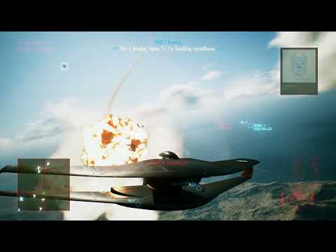 X-49 Night Raven Mod Campaign Playthrough. Mission 5: 444. Ace Combat 7.