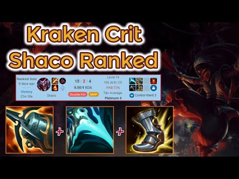 Shaco stomping early Game - S12 Ranked Plat Rank [League of Legends] Full Gameplay - Infernal Shaco