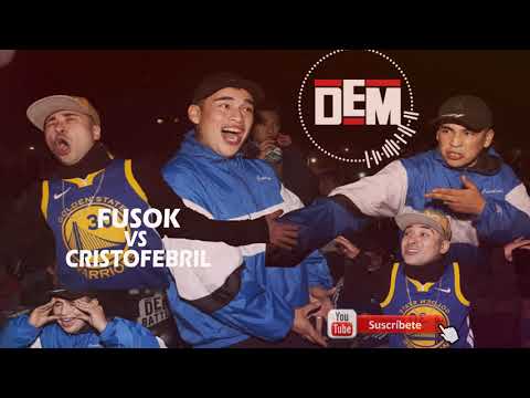 "FUSOK VS CRISTOFEBRIL" Beat Rap Freestyle | Boom Bap - Hip hop - DEM BATTLES (Prod Enfabeats)