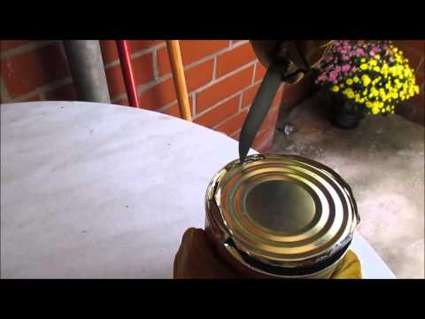 Opinel nr.08 Taschenmesser als  Dosenöffner