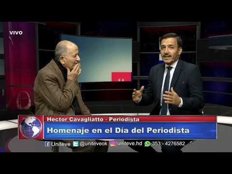 En el Día del Periodista homenajeamos a Héctor Cavagliatto, un histórico de la profesión.