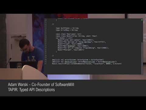 Adam Warski - Descriptions, APIs and Tapirs