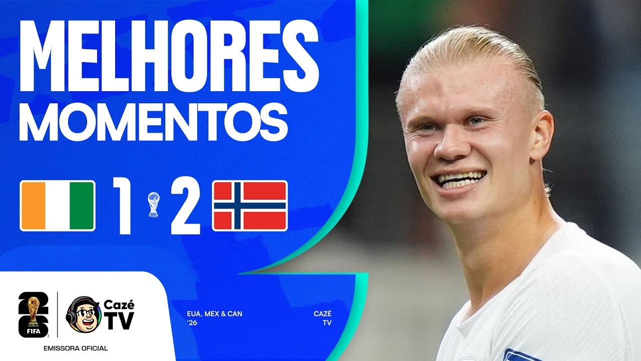 MELHORES MOMENTOS: COSTA DO MARFIM 1 X 2 NORUEGA | COPA DO MUNDO FIFA™ 2026 | 16 AVOS DE FINAL