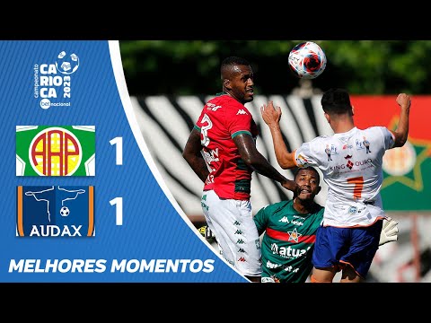 PORTUGUESA 1 x 1 AUDAX - MELHORES MOMENTOS - CARIOCÃO BETNACIONAL 2023