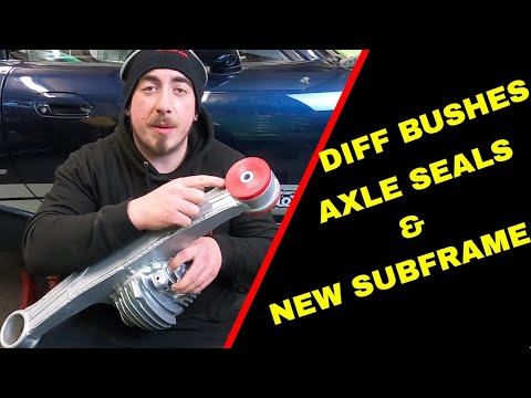 MX5 DIFF BUSHING UPGRADE / AXLE SEAL INSTALL : MX5 TURBO BUILD pt  31
