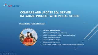 Compare And Update SQL Server Database Project With Visual Studio