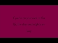R.E.M. Everybody Hurts (lyrics) 