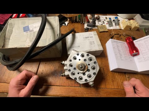 Mercedes - All W126 Bosch Fuel Distributor overhaul, windshield seal & NOS ACC Unit all eBay finds