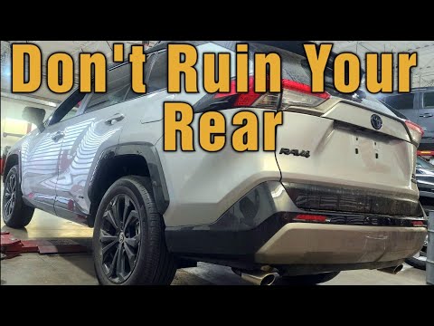 How to remove Rav4 rear bumper