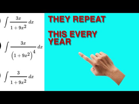 INTEGRATION BY SUBSTITUTION ( REPEATED QUESTIONS)
