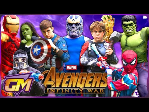 復仇者聯盟無限戰爭--有趣的兒童模仿秀 (Avengers Infinity War - Fun Kids Parody)
