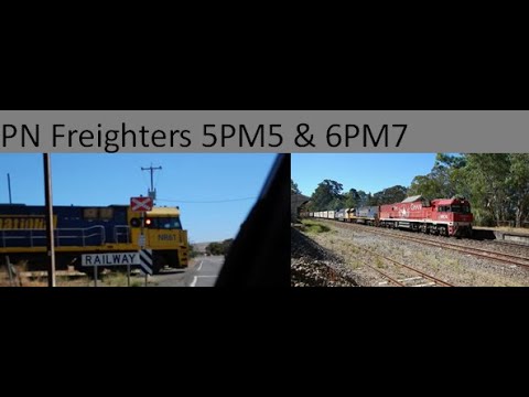 2 South Line PN Freighters on Sunday - 12/01/2020