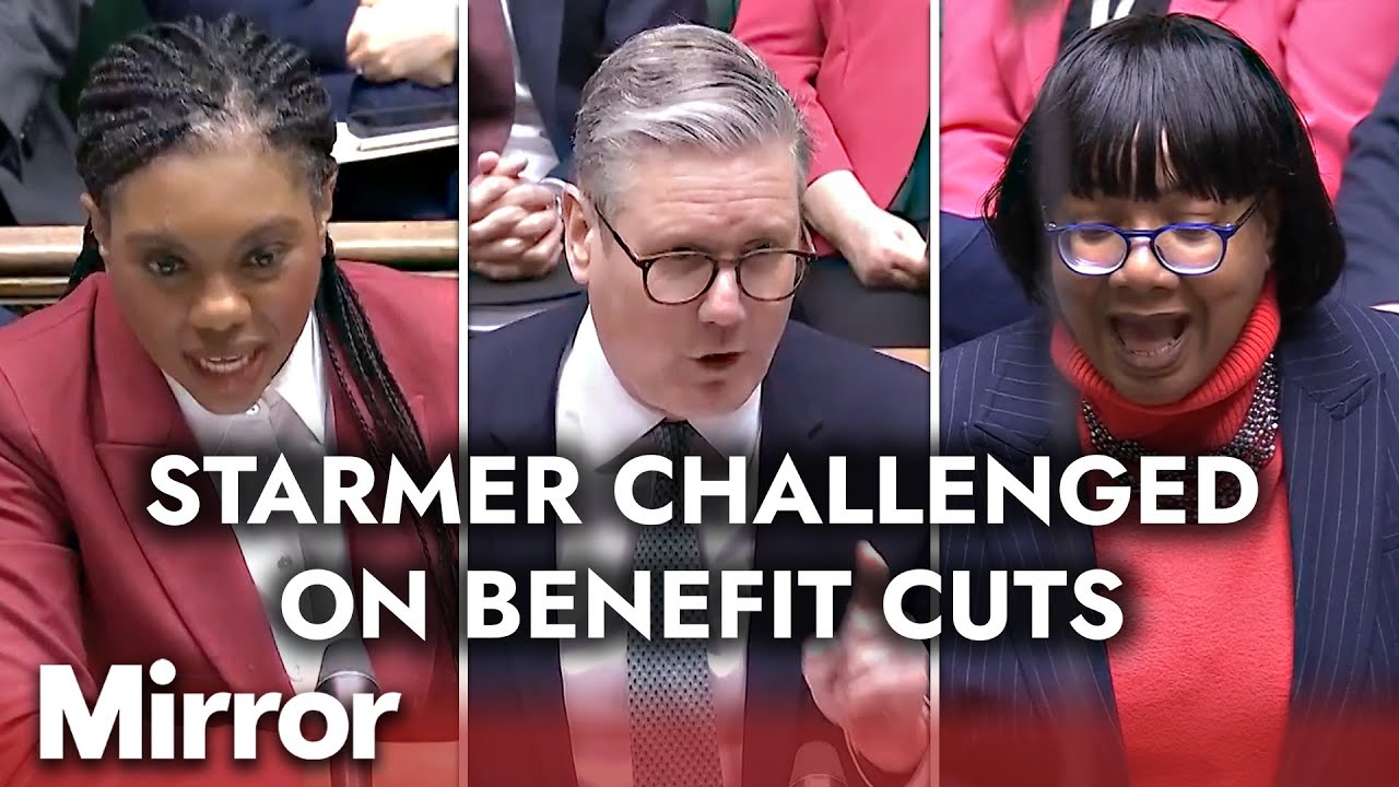 Keir Starmer GRILLED at PMQs as benefit cuts plan SAVAGED by Diane Abbott