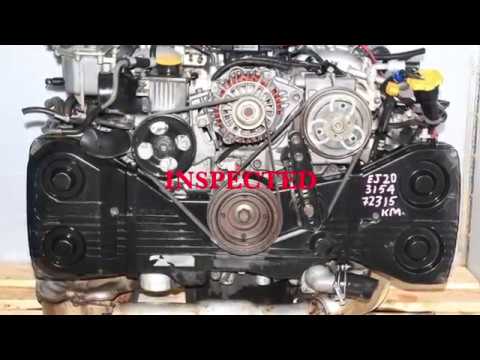 SUBARU FORESTER JDM EJ20 2.0L DOHC TURBO ENGINE: video still