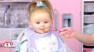 Download lagu My Reborns! 👶🏼 Morning Routine with Reborn Toddler Baby Julie! mp3