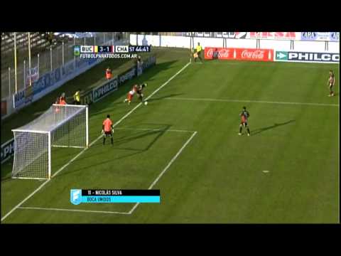 Gol de Silva. Boca Unidos 4 - Chacarita 1. Fecha 25. B Nacional 2015. FPT
