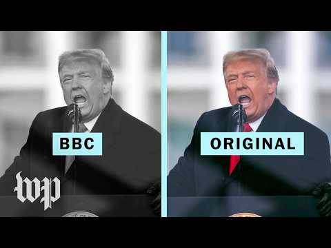 BBC's Trump Jan. 6 speech edit vs. the original