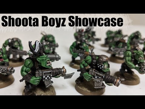 Ork Army Showcase:  Shoota Boyz & Paint Scheme Breakdown