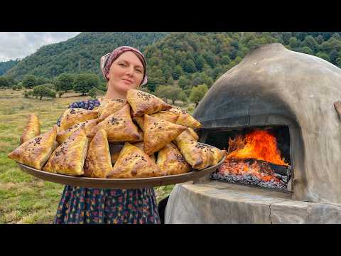 Cooking Crispy Baked Samsa! Delicious Dinner By Village Recipe