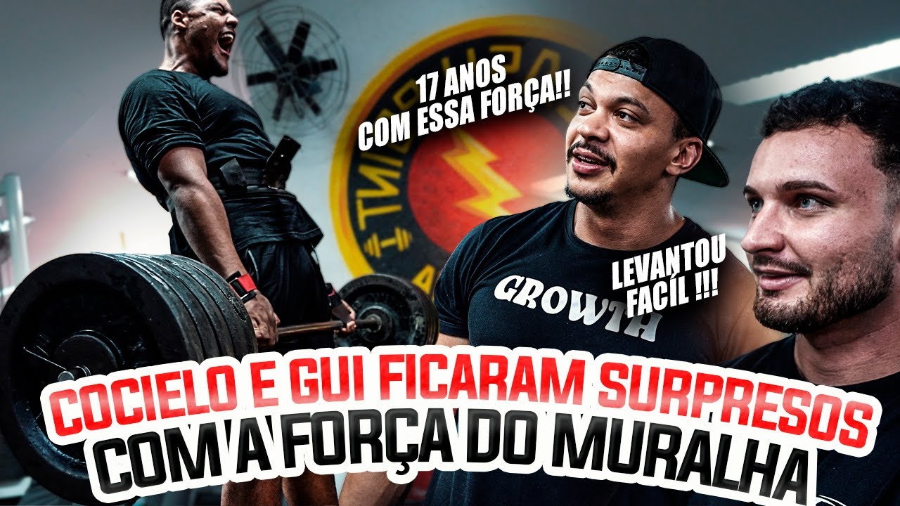 COCIELO E GUI FICARAM CHOCADOS COM O MURALHA - 17 ANOS COM ESSA FORÇA !!!