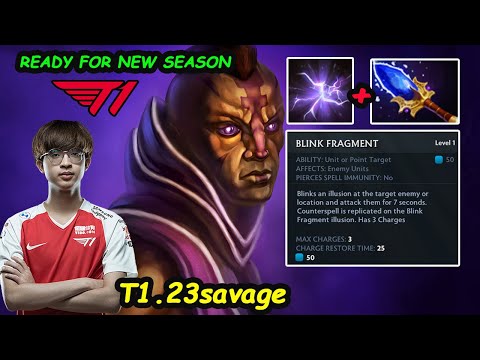 T1 23savage Anti Mage Ready For New SEASON DPC2022 Dota 2 pro gameplay vs inyoudream
