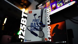 Video thumbnail for JBL Tune 125BT Pure Bass Unboxing (Blue) ! by Ab113 Tech
