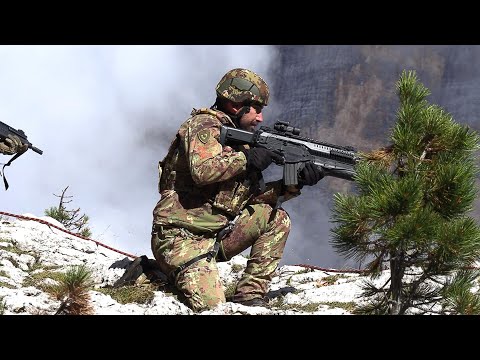 Truppe Alpine in addestramento alle 5 Torri