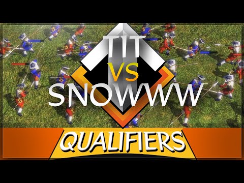 ⚔️🌟 AoE3 NWC QUALIFICATION SERIES: Snowww vs Tit (winner goes to LAN)