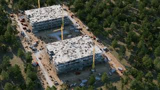 3D İnşa Süreci Animasyonu | Architectural Construction Sequence