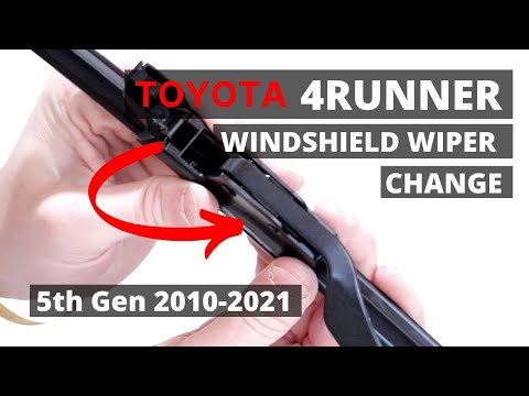 How to Change Windshield Wiper Blades on a Toyota 4Runner, DIY 4Runner Wiper Blade Replacement