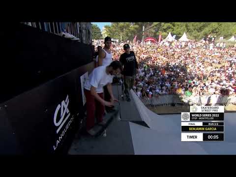 Benjamin Garcia | 2nd place - Skateboard Street Pro Men Final | #FISEMontpellier 2022