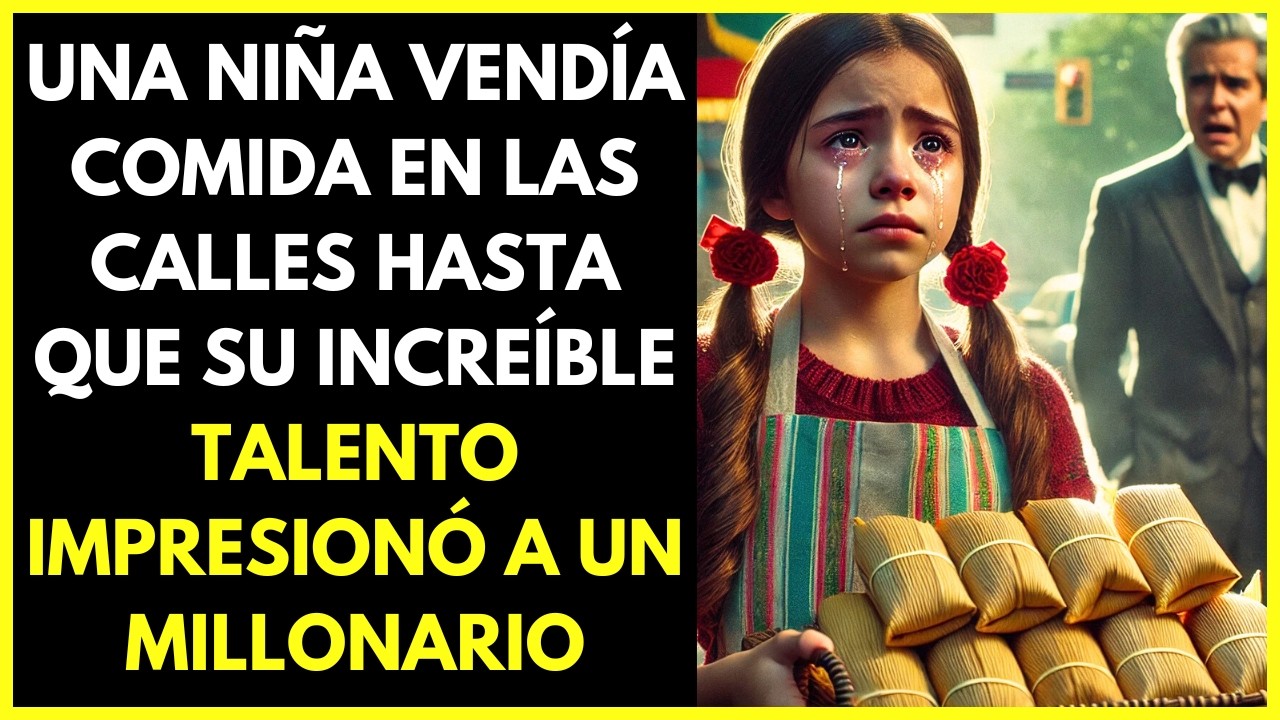 UNA NIÑA VENDÍA COMIDA EN LAS CALLES HASTA QUE SU INCREÍBLE TALENTO IMPRESIONÓ A UN MILLONARIO