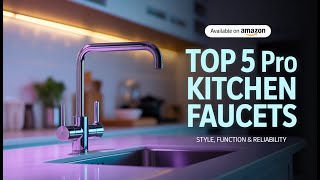Top 5 Best Commercial Kitchen Faucets || Style, Function, & Reliability !