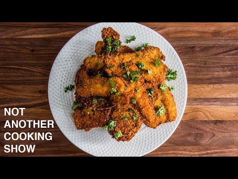 HOW TO MAKE BREADED CHICKEN CUTLETS
