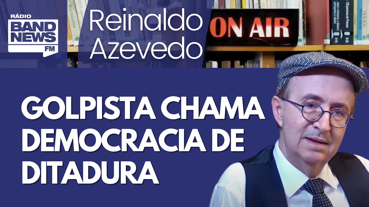 Reinaldo – Bolsonaro grato a Trump, que atua contra o país; Bolsonaro, o golpista, vê uma “ditadura”