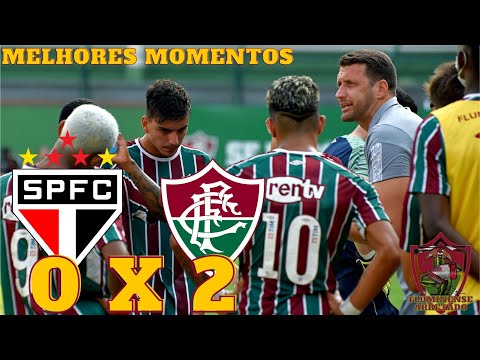 MELHORES MOMENTOS | SÃO PAULO 0 X 2 FLUMINENSE | BRASILEIRÃO SUB-20 |