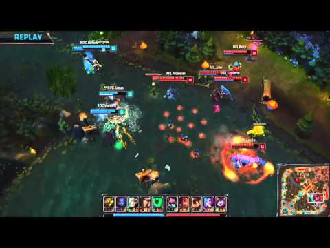 (2014 Spring) EU LCS W1D2: ROC vs. MIL - Dragon Fight