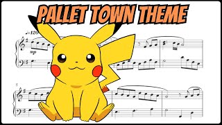 🎹 Pokémon Red/Blue/Yellow - Pallet Town Theme (Iconic Piano Arrangement + Sheets)