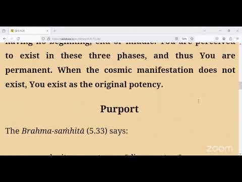 The Constant in a World of Variables - Srimad Bhagavatam 6.16.36